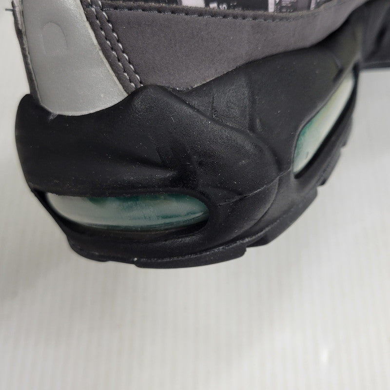 【中古品】【メンズ】 NIKE ナイキ × ATMOS アトモス AIR MAX 95 PRNT AQ0925-001 エアマックス95 プリント スニーカー 靴 160-260921-as-13-izu サイズ：27cm カラー：BLACK/CLEAR JADE-MEDIUM ASH-DK 万代Net店