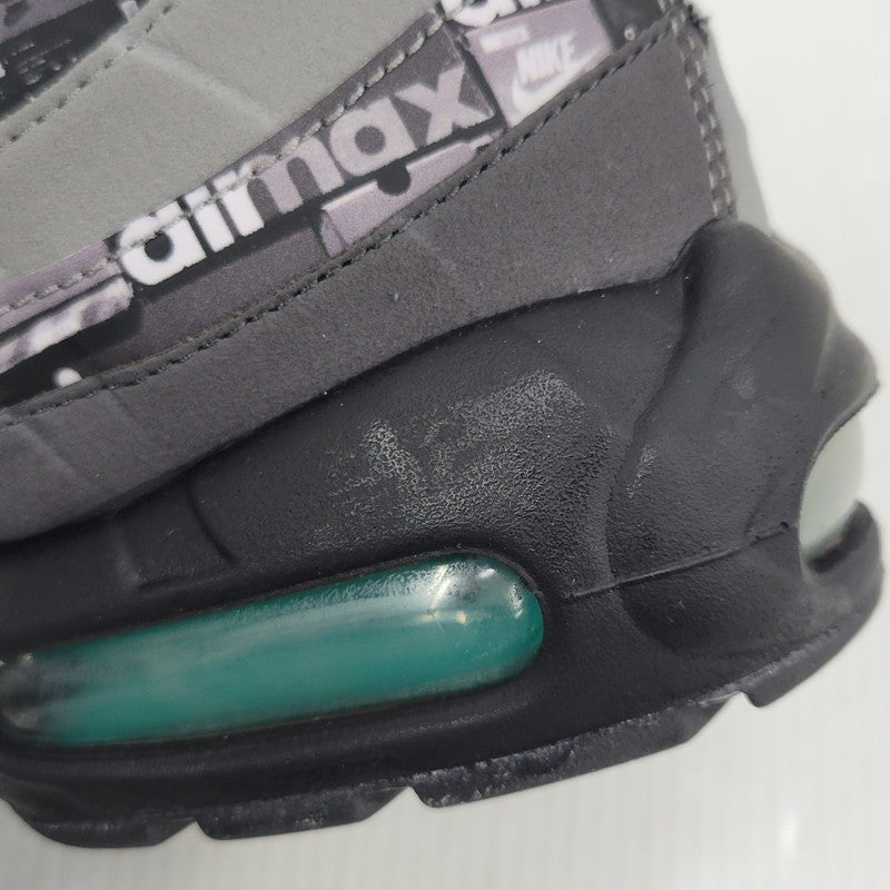 【中古品】【メンズ】 NIKE ナイキ × ATMOS アトモス AIR MAX 95 PRNT AQ0925-001 エアマックス95 プリント スニーカー 靴 160-260921-as-13-izu サイズ：27cm カラー：BLACK/CLEAR JADE-MEDIUM ASH-DK 万代Net店