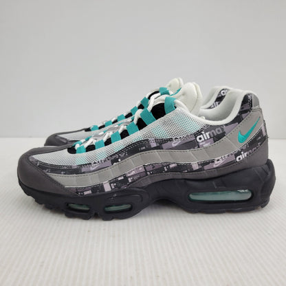 【中古品】【メンズ】 NIKE ナイキ × ATMOS アトモス AIR MAX 95 PRNT AQ0925-001 エアマックス95 プリント スニーカー 靴 160-260921-as-13-izu サイズ：27cm カラー：BLACK/CLEAR JADE-MEDIUM ASH-DK 万代Net店