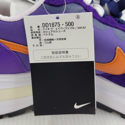 【中古美品】【メンズ】 NIKE ナイキ × SACAI サカイ VAPORWAFFLE DD1875-500 ヴェイパーワッフル スニーカー 靴 160-260921-as-18-izu サイズ：27.5cm カラー：DARK IRIS/CAMPFIRE ORANGE 万代Net店