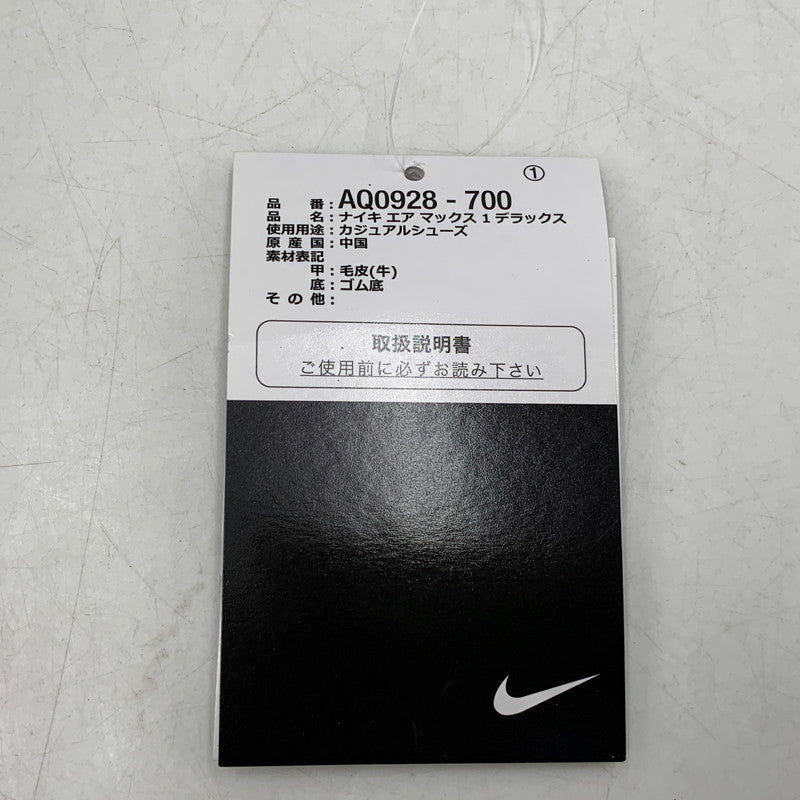【中古品】【メンズ】 NIKE ナイキ×SACAI サカイ AQ0928-700 AIR MAX エア マックス 1 DLX スニーカー シューズ 靴 160-260921-ya-05-izu サイズ：27cm カラー：ANIMAL PACK SAFARI 万代Net店