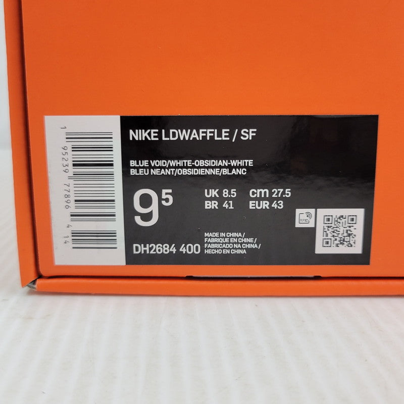 【中古美品】【メンズ】 NIKE ナイキ × FRAGMENT DESIGN フラグメントデザイン × SACAI サカイ LD WAFFLE DH2684-400 LD ワッフル スニーカー 靴 160-260921-as-19-izu サイズ：27.5cm カラー：BLUE VOID/WHITE-OBSIDIAN-WHITE 万代Net店