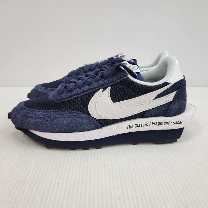【中古美品】【メンズ】 NIKE ナイキ × FRAGMENT DESIGN フラグメントデザイン × SACAI サカイ LD WAFFLE DH2684-400 LD ワッフル スニーカー 靴 160-260921-as-19-izu サイズ：27.5cm カラー：BLUE VOID/WHITE-OBSIDIAN-WHITE 万代Net店