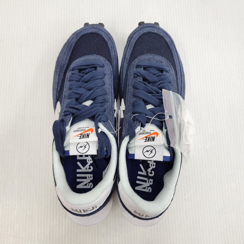【中古美品】【メンズ】 NIKE ナイキ × FRAGMENT DESIGN フラグメントデザイン × SACAI サカイ LD WAFFLE DH2684-400 LD ワッフル スニーカー 靴 160-260921-as-19-izu サイズ：27.5cm カラー：BLUE VOID/WHITE-OBSIDIAN-WHITE 万代Net店