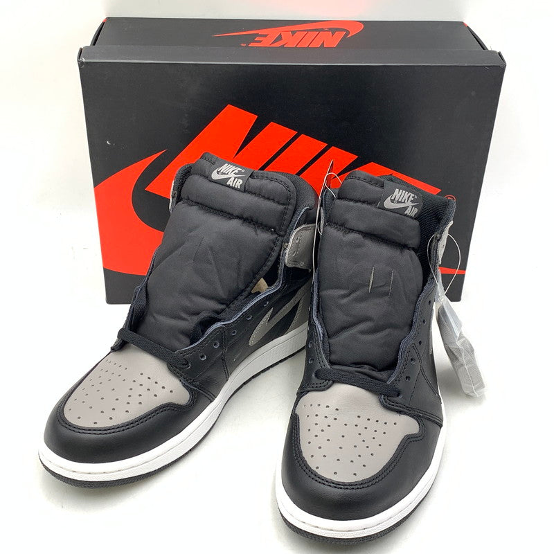 【中古品】【メンズ】 NIKE ナイキ 555088-013 AIR JORDAN エアジョーダン 1 RETRO HIGH OG レトロ ハイ オージー スニーカー シューズ 靴 160-260921-ya-06-izu サイズ：27cm カラー：BLACK/MEDIUM GREY-WHITE 万代Net店