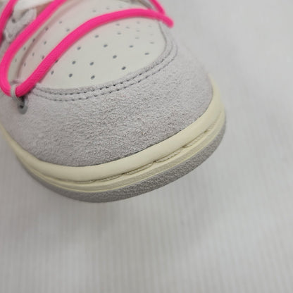 【中古美品】【メンズ】 NIKE ナイキ × OFF-WHITE オフホワイト DUNK LOW DJ0950-117 ダンク ロー スニーカー 靴 160-260921-as-14-izu サイズ：27.5cm カラー：SAIL/NEUTRAL GREY-HYPER PINK 万代Net店