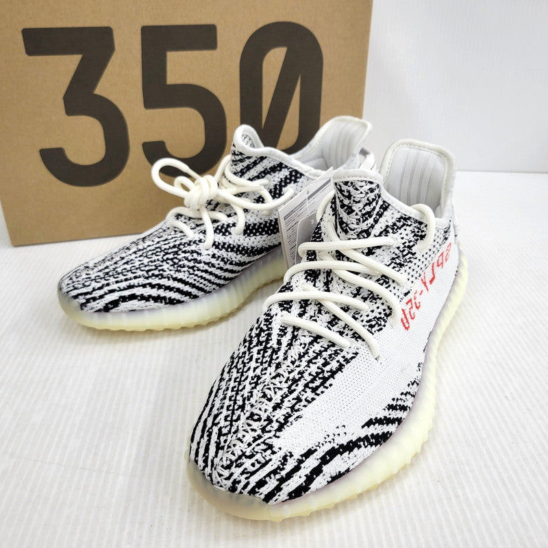 【中古美品】【メンズ】 adidas アディダス YEEZY BOOST 350 V2 CP9654 イージーブースト 350 V2 スニーカー 靴 161-260921-as-09-izu サイズ：27cm カラー：WHITE/CBLACK/RED 万代Net店