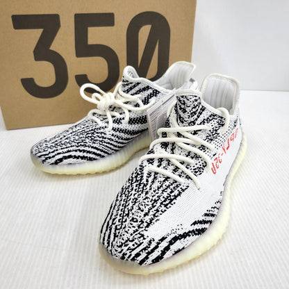 【中古美品】【メンズ】 adidas アディダス YEEZY BOOST 350 V2 CP9654 イージーブースト 350 V2 スニーカー 靴 161-260921-as-09-izu サイズ：27cm カラー：WHITE/CBLACK/RED 万代Net店