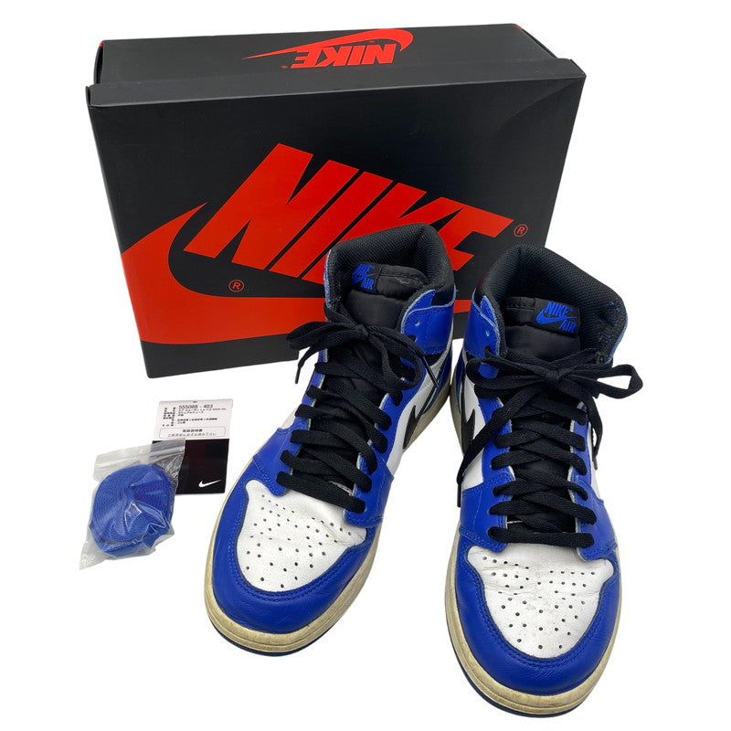 【中古品】【メンズ】 NIKE ナイキ AIR JORDAN 1 RETRO HIGH OG エアジョーダン1 レトロ ハイ OG スニーカー 靴 160-260921-yn-02-izu サイズ：27.0cm カラー：ゲームロイヤル 万代Net店