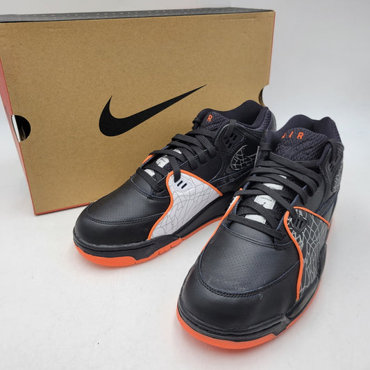 【中古品】【メンズ】 NIKE ナイキ AIR FLIGHT 89 QS CT8478-001 エア フライト 89 QS スニーカー 靴 160-260924-as-07-izu サイズ：28cm カラー：BLACK/ORANGE BLAZE 万代Net店