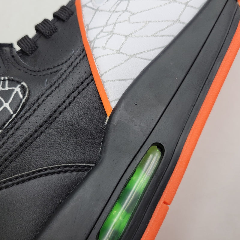 【中古品】【メンズ】 NIKE ナイキ AIR FLIGHT 89 QS CT8478-001 エア フライト 89 QS スニーカー 靴 160-260924-as-07-izu サイズ：28cm カラー：BLACK/ORANGE BLAZE 万代Net店