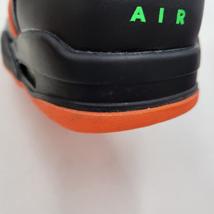 【中古品】【メンズ】 NIKE ナイキ AIR FLIGHT 89 QS CT8478-001 エア フライト 89 QS スニーカー 靴 160-260924-as-07-izu サイズ：28cm カラー：BLACK/ORANGE BLAZE 万代Net店