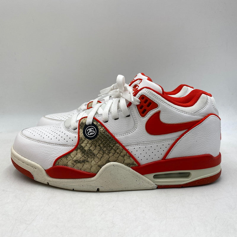 【中古品】【メンズ】 NIKE ナイキ×STUSSY ステューシー FD6475-101 AIR FLIGHT エアフライト 89 LOW ロウ SP スニーカー シューズ 靴 160-260921-ya-14-izu サイズ：28cm カラー：WHITE/HABANERO RED-SAIL 万代Net店