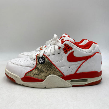 【中古品】【メンズ】 NIKE ナイキ×STUSSY ステューシー FD6475-101 AIR FLIGHT エアフライト 89 LOW ロウ SP スニーカー シューズ 靴 160-260921-ya-14-izu サイズ：28cm カラー：WHITE/HABANERO RED-SAIL 万代Net店