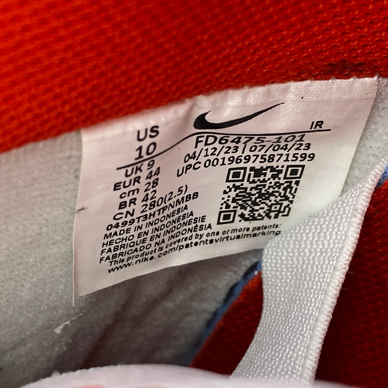 【中古品】【メンズ】 NIKE ナイキ×STUSSY ステューシー FD6475-101 AIR FLIGHT エアフライト 89 LOW ロウ SP スニーカー シューズ 靴 160-260921-ya-14-izu サイズ：28cm カラー：WHITE/HABANERO RED-SAIL 万代Net店