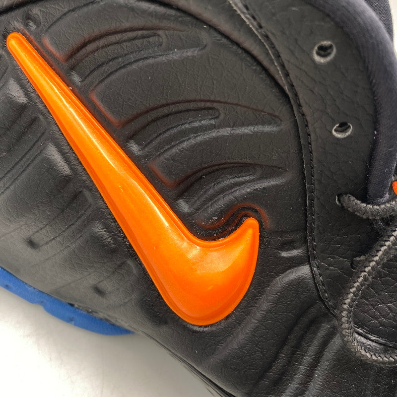 【中古品】【メンズ】 NIKE ナイキ 624041-010 AIR FOAMPOSITE PRO エア フォームポジット プロ スニーカー シューズ 靴 160-260921-ya-13-izu サイズ：28cm カラー：BLACK/TOTAL ORANGE-BATTLE BLUE 万代Net店