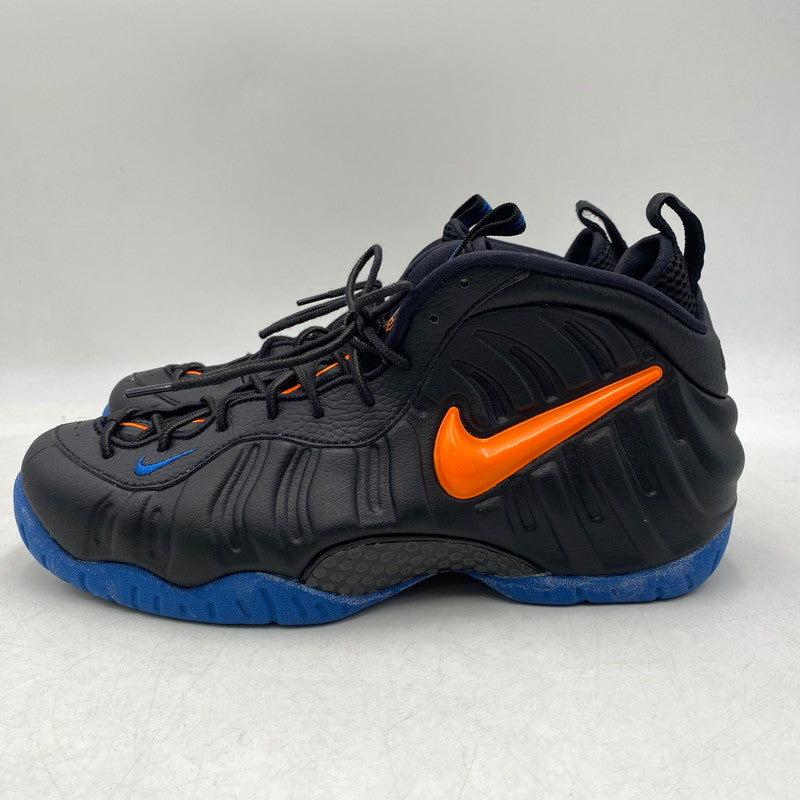 【中古品】【メンズ】 NIKE ナイキ 624041-010 AIR FOAMPOSITE PRO エア フォームポジット プロ スニーカー シューズ 靴 160-260921-ya-13-izu サイズ：28cm カラー：BLACK/TOTAL ORANGE-BATTLE BLUE 万代Net店