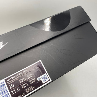 【中古品】【メンズ】 NIKE ナイキ 624041-010 AIR FOAMPOSITE PRO エア フォームポジット プロ スニーカー シューズ 靴 160-260921-ya-13-izu サイズ：28cm カラー：BLACK/TOTAL ORANGE-BATTLE BLUE 万代Net店