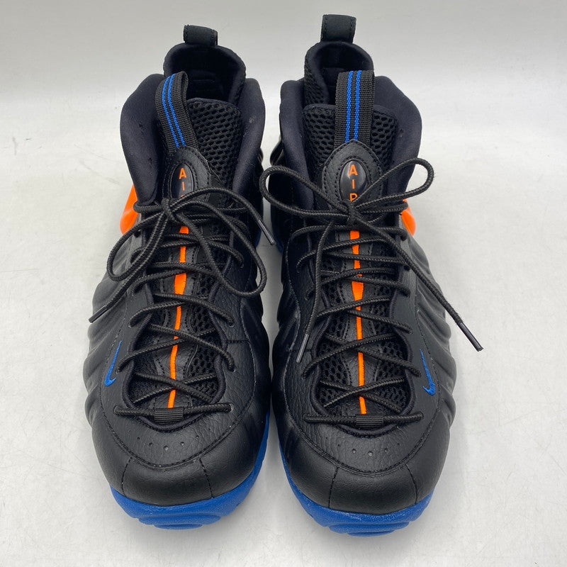【中古品】【メンズ】 NIKE ナイキ 624041-010 AIR FOAMPOSITE PRO エア フォームポジット プロ スニーカー シューズ 靴 160-260921-ya-13-izu サイズ：28cm カラー：BLACK/TOTAL ORANGE-BATTLE BLUE 万代Net店