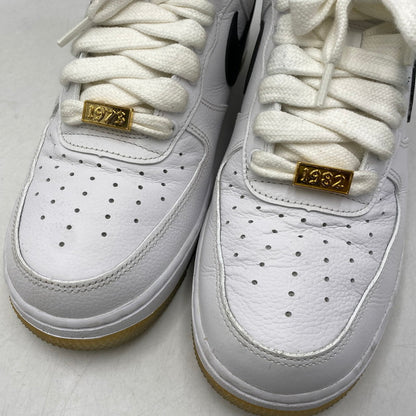【中古品】【メンズ】 NIKE ナイキ DX2305-100 AIR FORCE 1 LOW BRONX ORIGINS エア フォース 1 ロー ブロンクス オリジンズ スニーカー 靴 160-260921-kh-01-izu サイズ：27.5 カラー：WHITE/BLACK-METALLIC GOLD-COCONUT MILK 万代Net店