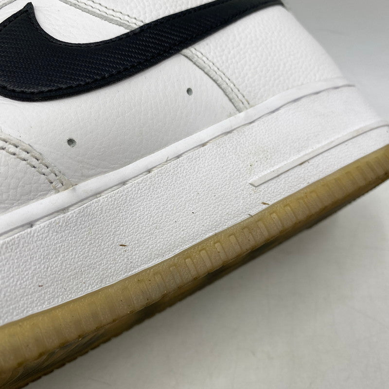 【中古品】【メンズ】 NIKE ナイキ DX2305-100 AIR FORCE 1 LOW BRONX ORIGINS エア フォース 1 ロー ブロンクス オリジンズ スニーカー 靴 160-260921-kh-01-izu サイズ：27.5 カラー：WHITE/BLACK-METALLIC GOLD-COCONUT MILK 万代Net店