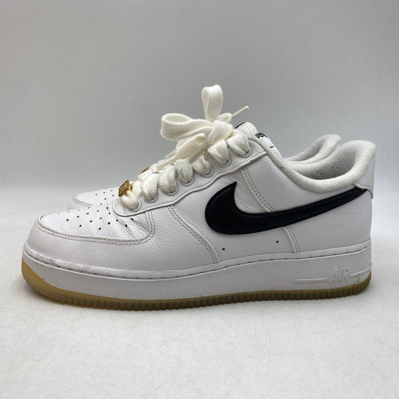 【中古品】【メンズ】 NIKE ナイキ DX2305-100 AIR FORCE 1 LOW BRONX ORIGINS エア フォース 1 ロー ブロンクス オリジンズ スニーカー 靴 160-260921-kh-01-izu サイズ：27.5 カラー：WHITE/BLACK-METALLIC GOLD-COCONUT MILK 万代Net店