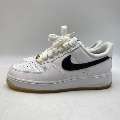 【中古品】【メンズ】 NIKE ナイキ DX2305-100 AIR FORCE 1 LOW BRONX ORIGINS エア フォース 1 ロー ブロンクス オリジンズ スニーカー 靴 160-260921-kh-01-izu サイズ：27.5 カラー：WHITE/BLACK-METALLIC GOLD-COCONUT MILK 万代Net店
