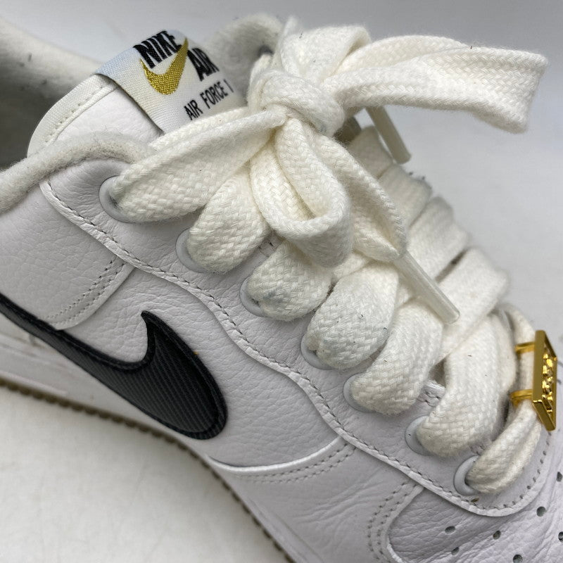 【中古品】【メンズ】 NIKE ナイキ DX2305-100 AIR FORCE 1 LOW BRONX ORIGINS エア フォース 1 ロー ブロンクス オリジンズ スニーカー 靴 160-260921-kh-01-izu サイズ：27.5 カラー：WHITE/BLACK-METALLIC GOLD-COCONUT MILK 万代Net店