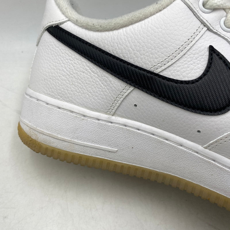 【中古品】【メンズ】 NIKE ナイキ DX2305-100 AIR FORCE 1 LOW BRONX ORIGINS エア フォース 1 ロー ブロンクス オリジンズ スニーカー 靴 160-260921-kh-01-izu サイズ：27.5 カラー：WHITE/BLACK-METALLIC GOLD-COCONUT MILK 万代Net店