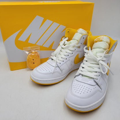 【中古品】【メンズ】 NIKE ナイキ JORDAN AIR SHIP PE SP DX4976-107 ジョーダン エア シップ PE SP スニーカー 靴 160-260924-as-08-izu サイズ：27.5cm カラー：WHITE/UNIVERSITY GOLD-WHITE 万代Net店
