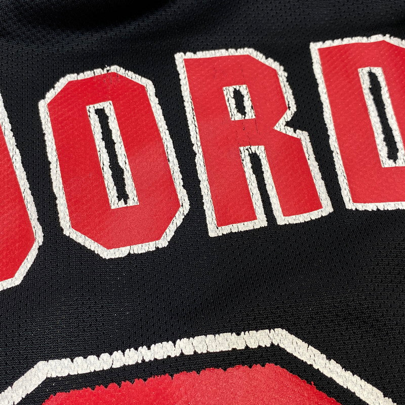 【中古品】【メンズ】 CHAMPION チャンピオン 90S CHICAGO BULLS MICHAEL JORDAN GAME SHIRT シカゴ ブルズ マイケル ジョーダン ゲーム シャツ トップス タンクトップ 146-260928-cs-05-izu サイズ：44 カラー：ブラック 万代Net店