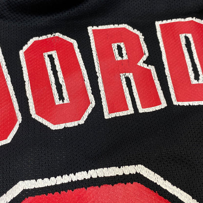【中古品】【メンズ】 CHAMPION チャンピオン 90S CHICAGO BULLS MICHAEL JORDAN GAME SHIRT シカゴ ブルズ マイケル ジョーダン ゲーム シャツ トップス タンクトップ 146-260928-cs-05-izu サイズ：44 カラー：ブラック 万代Net店