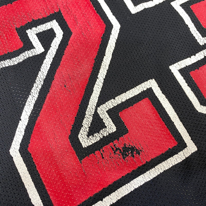 【中古品】【メンズ】 CHAMPION チャンピオン 90S CHICAGO BULLS MICHAEL JORDAN GAME SHIRT シカゴ ブルズ マイケル ジョーダン ゲーム シャツ トップス タンクトップ 146-260928-cs-05-izu サイズ：44 カラー：ブラック 万代Net店