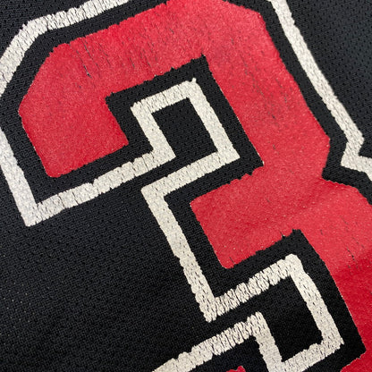 【中古品】【メンズ】 CHAMPION チャンピオン 90S CHICAGO BULLS MICHAEL JORDAN GAME SHIRT シカゴ ブルズ マイケル ジョーダン ゲーム シャツ トップス タンクトップ 146-260928-cs-05-izu サイズ：44 カラー：ブラック 万代Net店