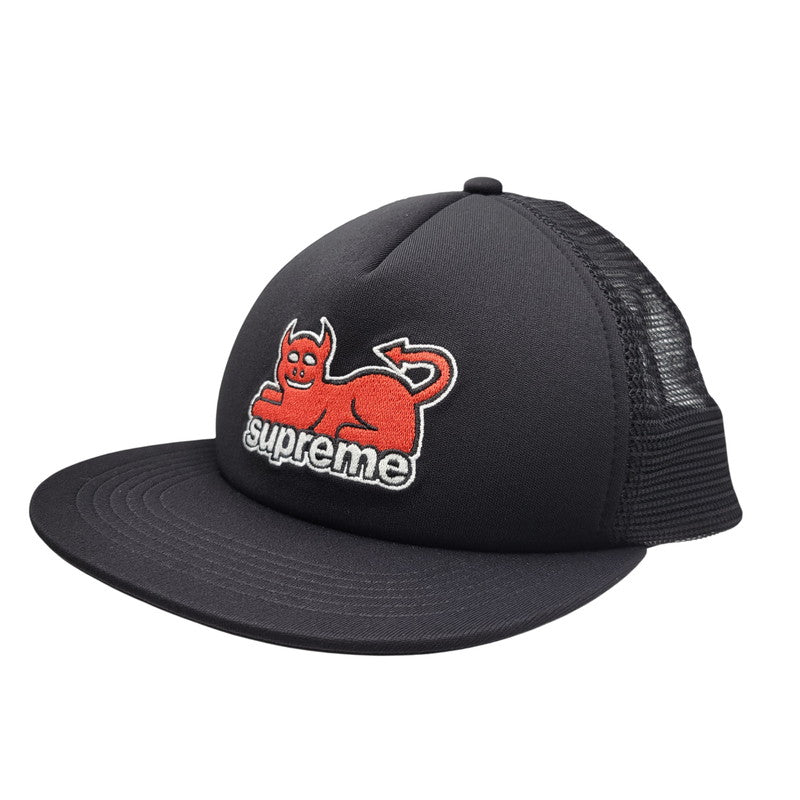 【中古品】【メンズ/レディース】 Supreme シュプリーム × TOY MACHINE トイ マシーン MESH BACK 5-PANEL CAP メッシュ バック 5パネル キャップ 帽子 185-260928-ay-11-izu サイズ：F カラー：ブラック 万代Net店
