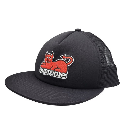 【中古品】【メンズ/レディース】 Supreme シュプリーム × TOY MACHINE トイ マシーン MESH BACK 5-PANEL CAP メッシュ バック 5パネル キャップ 帽子 185-260928-ay-11-izu サイズ：F カラー：ブラック 万代Net店