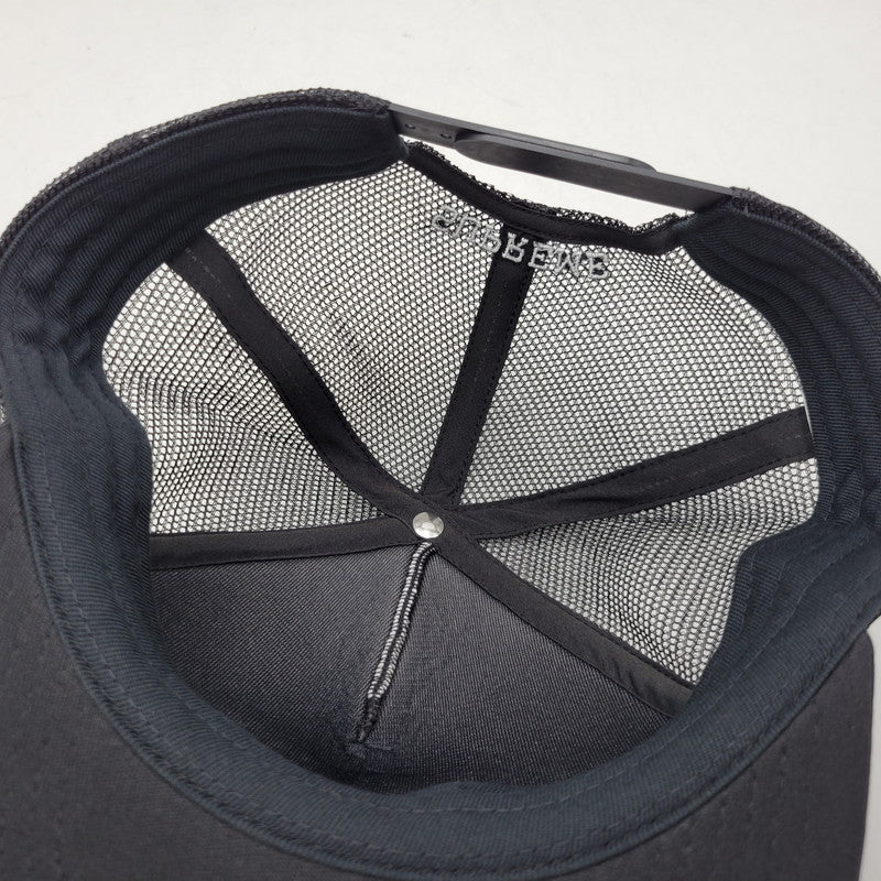 【中古品】【メンズ/レディース】 Supreme シュプリーム × TOY MACHINE トイ マシーン MESH BACK 5-PANEL CAP メッシュ バック 5パネル キャップ 帽子 185-260928-ay-11-izu サイズ：F カラー：ブラック 万代Net店