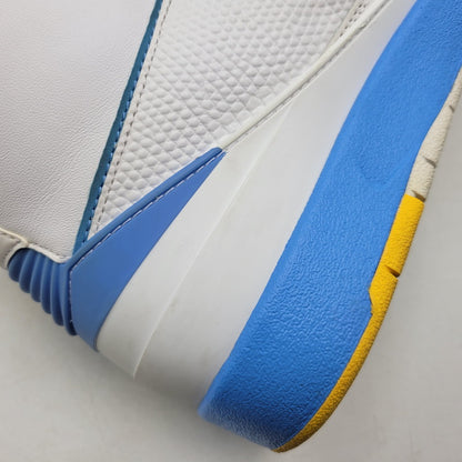 【中古品】【メンズ】 NIKE ナイキ AIR JORDAN 2 RETRO 385475-122 エアジョーダン 2 レトロ スニーカー 靴 160-260924-as-12-izu サイズ：27cm カラー：WHITE/VARSITY MAIZE/UNIVERSITY BLUE 万代Net店