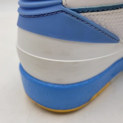 【中古品】【メンズ】 NIKE ナイキ AIR JORDAN 2 RETRO 385475-122 エアジョーダン 2 レトロ スニーカー 靴 160-260924-as-12-izu サイズ：27cm カラー：WHITE/VARSITY MAIZE/UNIVERSITY BLUE 万代Net店