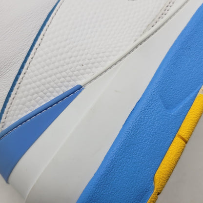 【中古品】【メンズ】 NIKE ナイキ AIR JORDAN 2 RETRO 385475-122 エアジョーダン 2 レトロ スニーカー 靴 160-260924-as-12-izu サイズ：27cm カラー：WHITE/VARSITY MAIZE/UNIVERSITY BLUE 万代Net店