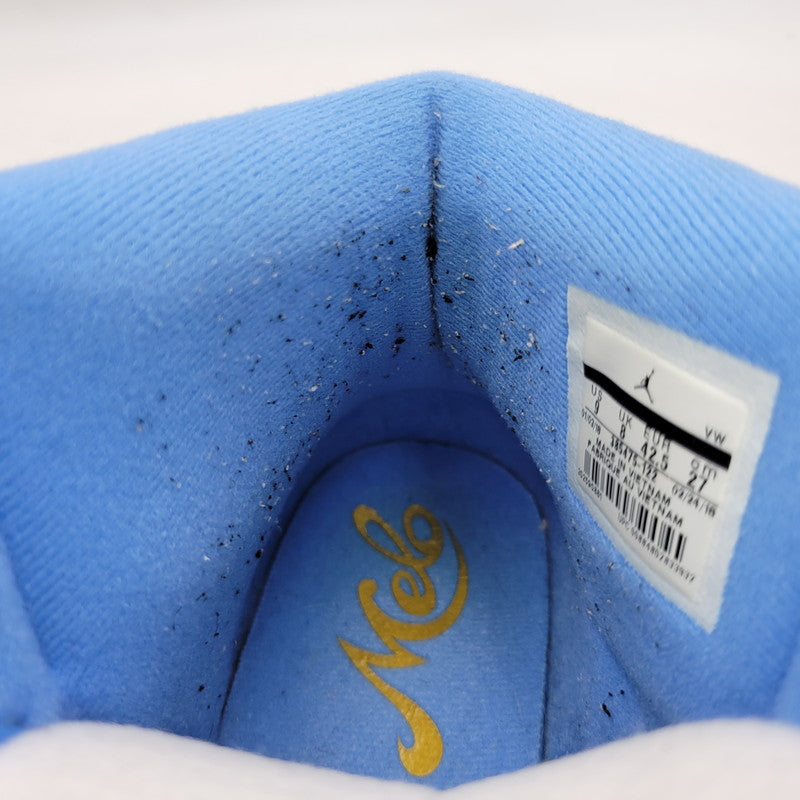 【中古品】【メンズ】 NIKE ナイキ AIR JORDAN 2 RETRO 385475-122 エアジョーダン 2 レトロ スニーカー 靴 160-260924-as-12-izu サイズ：27cm カラー：WHITE/VARSITY MAIZE/UNIVERSITY BLUE 万代Net店