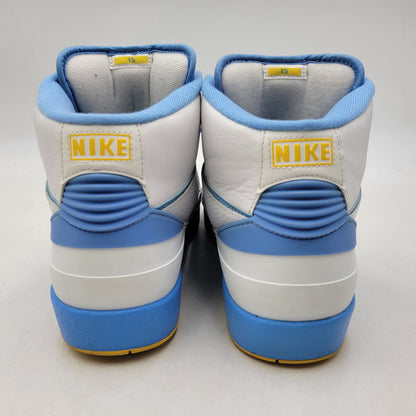 【中古品】【メンズ】 NIKE ナイキ AIR JORDAN 2 RETRO 385475-122 エアジョーダン 2 レトロ スニーカー 靴 160-260924-as-12-izu サイズ：27cm カラー：WHITE/VARSITY MAIZE/UNIVERSITY BLUE 万代Net店