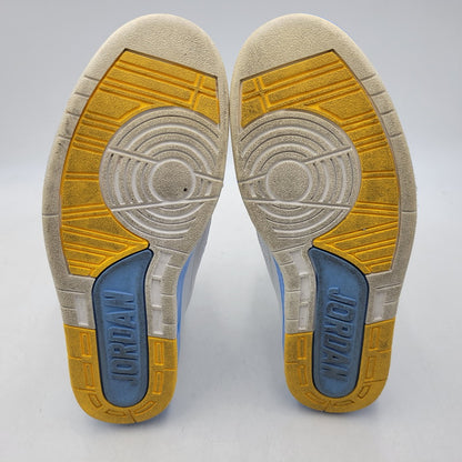 【中古品】【メンズ】 NIKE ナイキ AIR JORDAN 2 RETRO 385475-122 エアジョーダン 2 レトロ スニーカー 靴 160-260924-as-12-izu サイズ：27cm カラー：WHITE/VARSITY MAIZE/UNIVERSITY BLUE 万代Net店