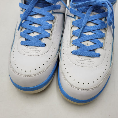 【中古品】【メンズ】 NIKE ナイキ AIR JORDAN 2 RETRO 385475-122 エアジョーダン 2 レトロ スニーカー 靴 160-260924-as-12-izu サイズ：27cm カラー：WHITE/VARSITY MAIZE/UNIVERSITY BLUE 万代Net店