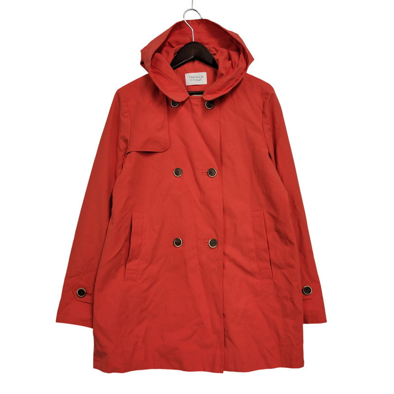 【中古品】【レディース】 TRENCH&COAT トレンチアンドコート NYLON PARKA 25086 ナイロンパーカー ジャケット 168-260923-as-06-izu サイズ：7 カラー：オレンジ系 万代Net店