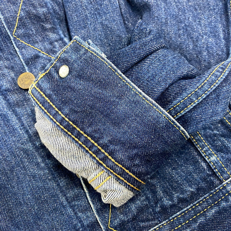 【中古品】【メンズ】 LEE リー 0424 00’S DENIM JACKET デニム ジャケット アウター 146-260926-cs-13-izu サイズ：L カラー：インディゴ 万代Net店