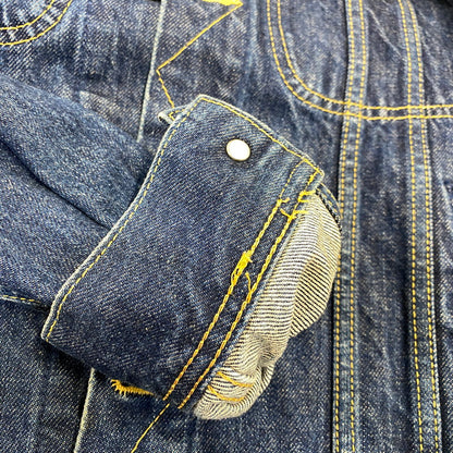 【中古品】【メンズ】 LEE リー 0424 00’S DENIM JACKET デニム ジャケット アウター 146-260926-cs-13-izu サイズ：L カラー：インディゴ 万代Net店