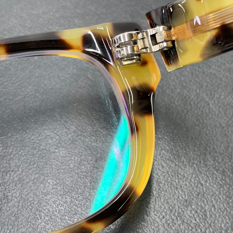【中古品】【メンズ/レディース】 999.9 フォーナインズ F-05NP L10 LEON10周年 FEELSUN SUNGLASSES フィールサン サングラス 203-260927-kh-07-izu サイズ：55□19-130 カラー：ベージュ系×ブラウン 万代Net店