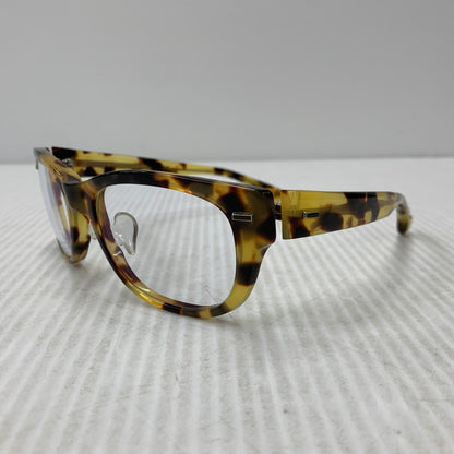 【中古品】【メンズ/レディース】 999.9 フォーナインズ F-05NP L10 LEON10周年 FEELSUN SUNGLASSES フィールサン サングラス 203-260927-kh-07-izu サイズ：55□19-130 カラー：ベージュ系×ブラウン 万代Net店