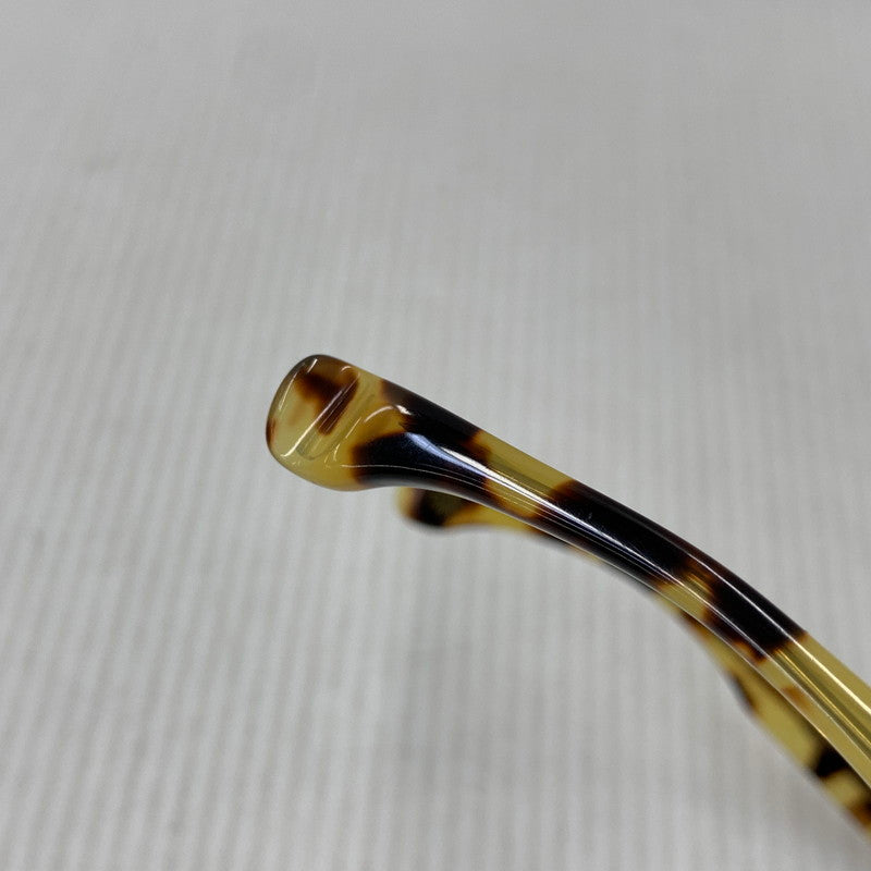 【中古品】【メンズ/レディース】 999.9 フォーナインズ F-05NP L10 LEON10周年 FEELSUN SUNGLASSES フィールサン サングラス 203-260927-kh-07-izu サイズ：55□19-130 カラー：ベージュ系×ブラウン 万代Net店